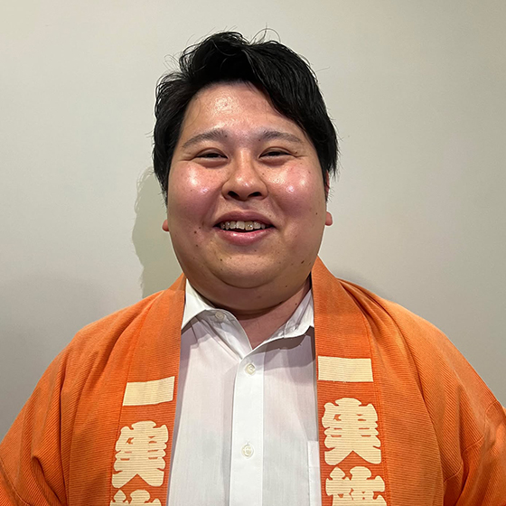 花火・花火清掃部門長